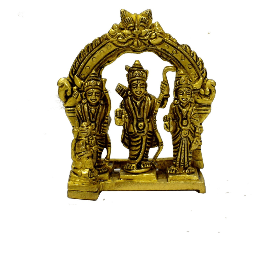 WIGANO Small Size Metal Ram Darbar Idol